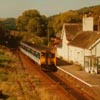 Train at Lapford station.
